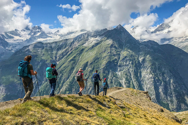 Eupolisz trekking Svájc
